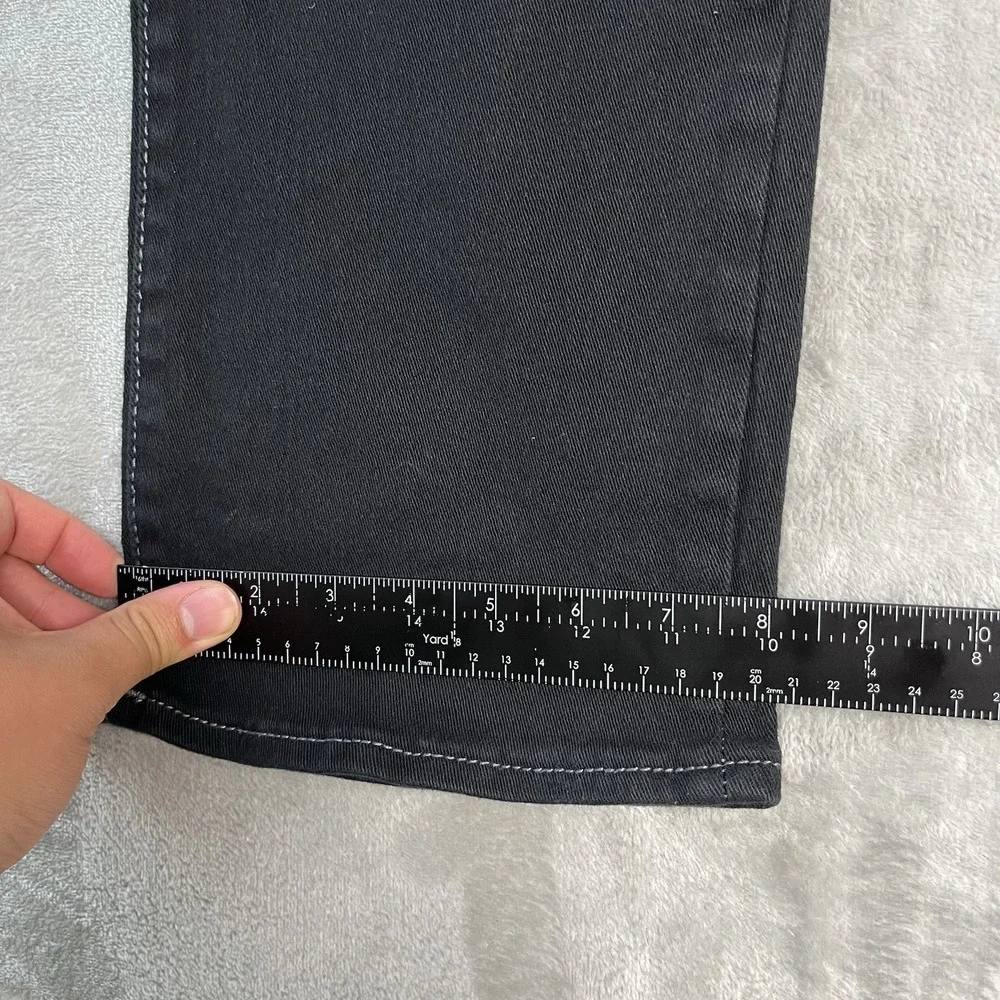 True Religion Ricky Relaxed Straight Jeans Men's 36x30 Black Denim Flap Pocket